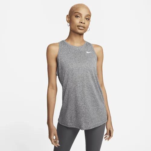 Nike Dri-FIT жіноча тренувальні Tank колір чорний