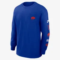 Buffalo Bills Rewind Max90 Pocket чоловічі Nike NFL Long-Sleeve футболка блакитний