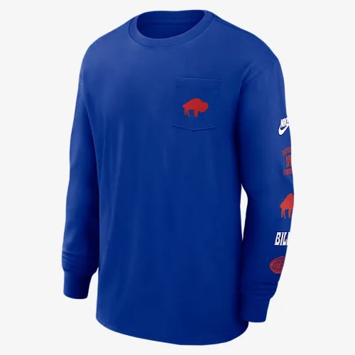 Buffalo Bills Rewind Max90 Pocket чоловічі Nike NFL Long-Sleeve футболка блакитний