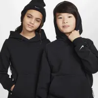 Nike Standard Issue Big детские Dri-FIT Fleece баскетбольные Толстовка с капюшоном цвет черный