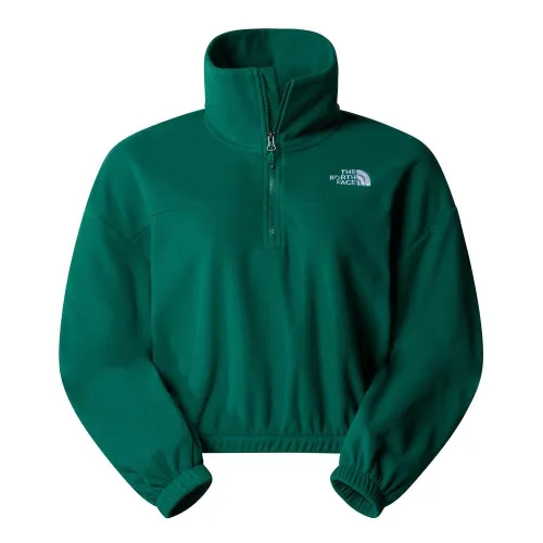 Кофта/футболка The North Face 100 Glacier 1/2 0A89J9NL11 - зелена