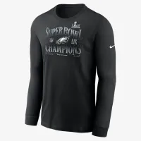 Philadelphia Eagles Super Bowl LIX Champions '90s Inspiколір червоний чоловічі Nike NFL Long-Sleeve футболка колір чорний