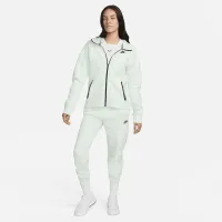 Nike Sportswear Tech Fleece Windrunner женская Full-Zip Толстовка с капюшоном цвет зеленый