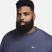 Nike Solo Swoosh мужские Fleece Crew синий