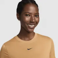 Nike Sportswear Essential жіноча Slim Cropped футболка колір коричневий