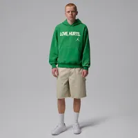 Nike Jalen Hurts мужские Fleece Толстовка с капюшоном цвет зеленый