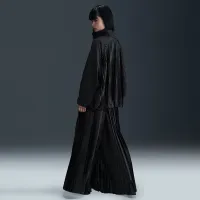 Nike Sportswear Collection женская Mid-Rise Pleated спортивные штаны цвет черный