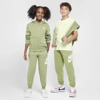 Nike Club Fleece Big детские Joggers цвет зеленый