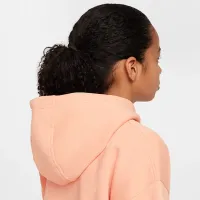 Nike Sportswear Club Fleece Big детские оверсайз Pullover Толстовка с капюшоном Orange