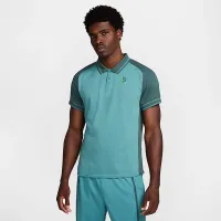 NikeCourt Heritage мужские Tennis Polo цвет зеленый