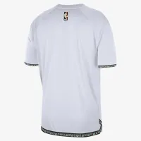 Memphis Grizzlies Hardwood Classics чоловічі Nike Dri-FIT NBA Short-Sleeve Pregame Top колір білий