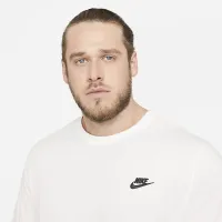 Nike Sportswear Club чоловічі футболка колір сірий