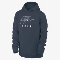 Nike Swoosh Club Fleece Big детские для гольфа Pullover Толстовка с капюшоном синий