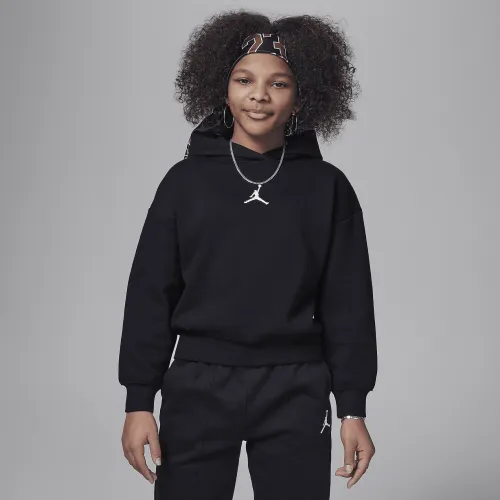 Nike Jordan Icon Play Pullover Толстовка с капюшоном Big Kids Толстовка с капюшоном цвет черный