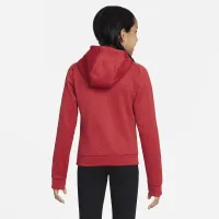 Nike Multi+ Big детские Therma-FIT Pullover Толстовка с капюшоном цвет красный