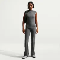 Nike Sportswear жіноча Tight Sleeveless 1/4-Zip Top колір сірий