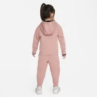 Nike Sportswear Tech Fleece Full-Zip комплект Toddler 2-Piece Толстовка з капюшоном комплект Pink