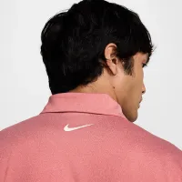 Nike Tour чоловічі Dri-FIT Heatheколір червоний для гольфу Polo колір червоний