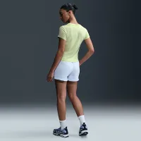 Nike Sportswear Chill Knit женская футболка цвет зеленый