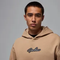 Nike Jordan MVP мужские Pullover Fleece Толстовка с капюшоном цвет коричневый