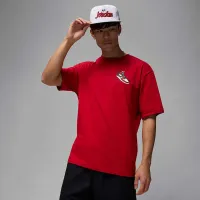 Nike Jordan AJ1 мужские футболка цвет красный