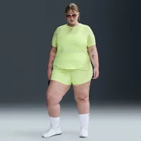 Nike One Classic жіноча Dri-FIT Short-Sleeve Top (великі розміри) Yellow