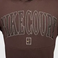 NikeCourt Heritage чоловічі Dri-FIT Fleece Tennis Толстовка з капюшоном колір коричневий