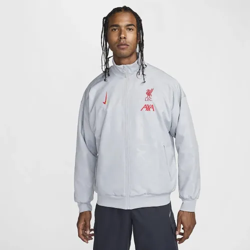 Liverpool FC Strike Third чоловічі Nike Dri-FIT Soccer Anthem Куртка колір сірий