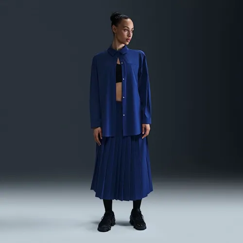 Nike 24.7 PerfectStretch женская Dri-FIT Pleated юбка синий