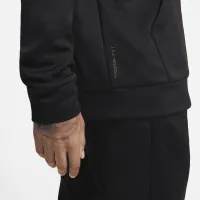 Nike Therma мужские Therma-FIT Hooded Fitness Pullover цвет черный