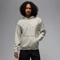 Nike Jordan Sport Crossover мужские Dri-FIT Pullover Fleece Толстовка с капюшоном цвет серый