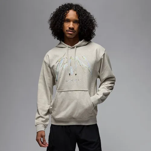 Nike Jordan Sport Crossover мужские Dri-FIT Pullover Fleece Толстовка с капюшоном цвет серый