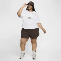 Nike Sportswear Classic женская футболка (большие размеры) цвет коричневый