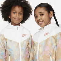 Nike Little дитячі Printed Куртка колір коричневий