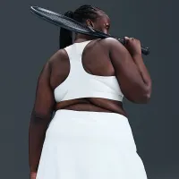 Nike Victory женская Dri-FIT Straight Tennis юбка (большие размеры) цвет белый