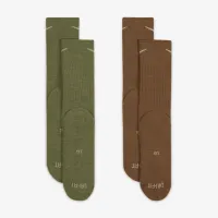 Nike Everyday Wool Cushioned Crew шкарпетки (2 пар) різнокольорові