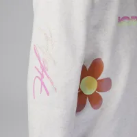 Nike Jordan Deloris Jordan Flowers Little детские Pullover Толстовка с капюшоном набор Pink