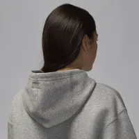 Nike Jordan Brooklyn Fleece жіноча Pullover Толстовка з капюшоном колір сірий
