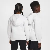 Nike Sportswear Club Fleece Big детские Full-Zip Толстовка с капюшоном цвет коричневый