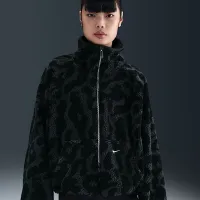 Nike Sportswear женская High-Pile Fleece Куртка цвет черный