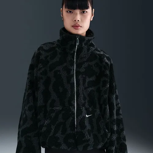 Nike Sportswear женская High-Pile Fleece Куртка цвет черный