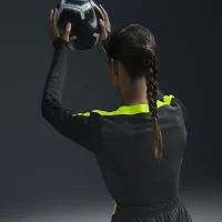 Nike Strike жіноча Dri-FIT Crew-Neck Soccer Top колір сірий