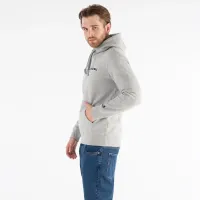 Кофта/футболка Champion Script Logo Embroidery Fleece Толстовка с капюшоном 217858-EM031 - Серая