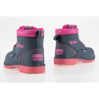 Кроссовки Lee Cooper LCJ-21-01-0707K - гранатово-розовые