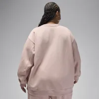 Nike Jordan Flight Fleece женская Crew-Neck свитшот (большие размеры) Pink