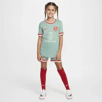 Atlético Madrid 2024/25 Stadium Away Big детские Nike Dri-FIT Soccer Replica Jersey цвет зеленый