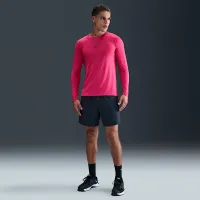 Nike Pro мужские Dri-FIT Slim Long-Sleeve Fitness Top Pink