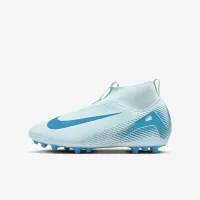 Nike Jr. Mercurial Superfly 10 Academy Little/Big дитячі AG High-Top футбольні бутси блакитний