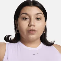 Nike One Classic жіноча Dri-FIT Tank Top (великі розміри) колір фіолетовий