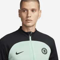 Chelsea FC Strike Third мужские Nike Dri-FIT Soccer Knit Track Куртка цвет зеленый